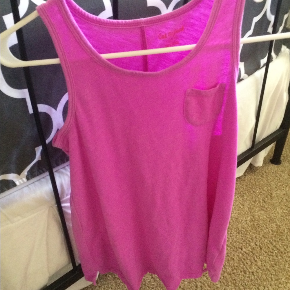 Tank top magenta purple color